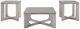 Signature Design by Ashley® Garnilly 3-Piece Whitewash Occasional Table Set-1