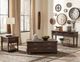 Homelegance® Cardano Driftwood Charcoal Sofa Table-1
