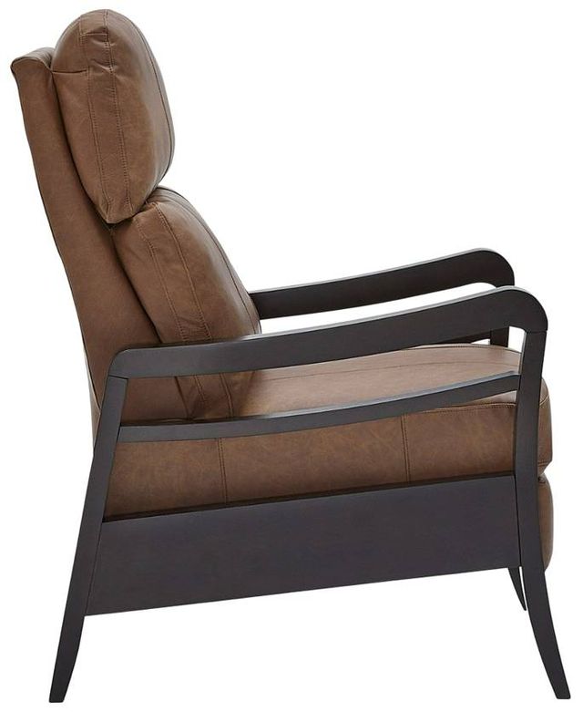 Best® Home Furnishings Customizable Ryberson Leather Power High Leg Recliner with Dark Walnut Legs-4