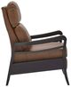 Best® Home Furnishings Customizable Ryberson Leather Power High Leg Recliner with Dark Walnut Legs-4