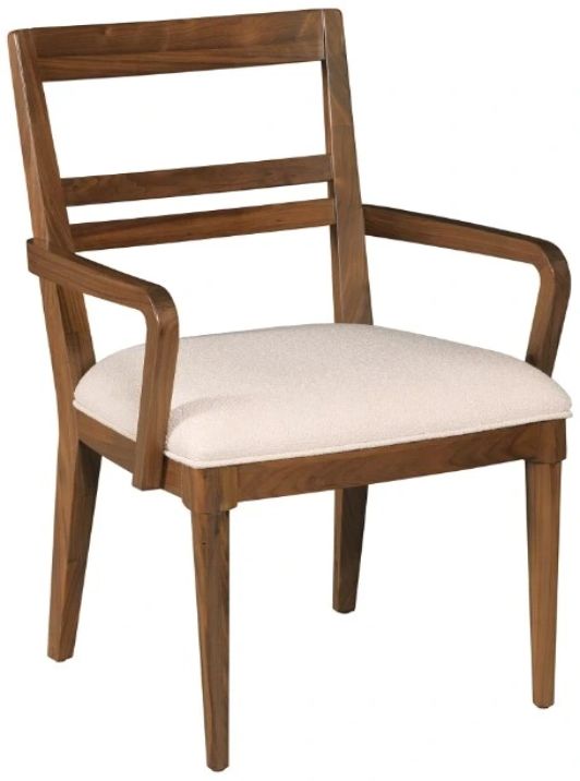 Kincaid® Monogram Walnut Clubhouse Walnut/White Arm Chair-0