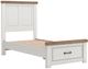 Signature Design by Ashley® Savonport Brown/White Twin Panel Storage Bed-4