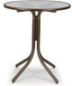 Telescope Casual Glass Top 36" Round Bar Height Table with Hole-0