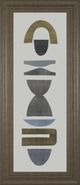 Classy Living Rob Delamater Neutral Totems VI 42"W Wall Art-0