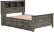 Signature Design by Ashley® Frandern Gray Full Bookcase Panel Bed with Storage-4