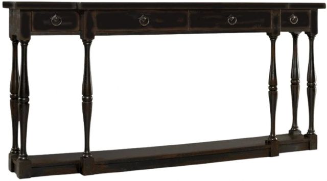 Hooker® Furniture Sanctuary Ebony Thin Console Table-0