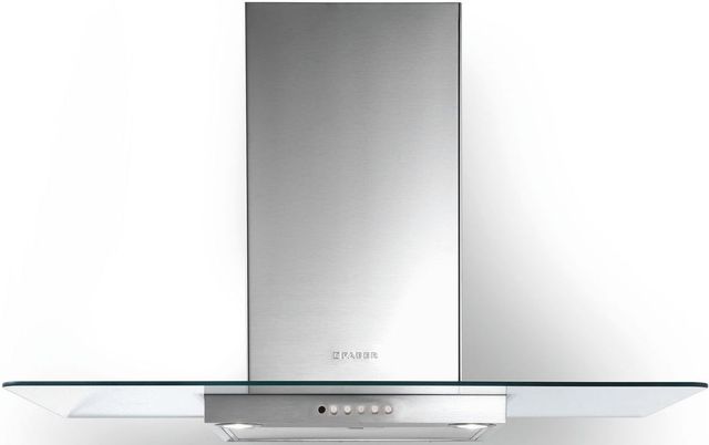 Faber Hoods Glassy 36" Wall Glass Range Hood-Stainless Steel-0