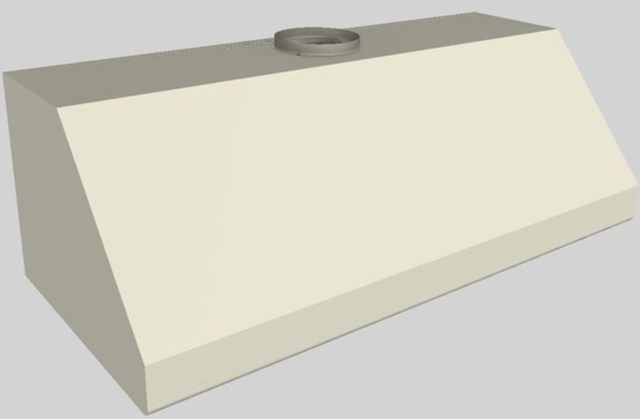 Vent-A-Hood® 54" Biscuit Wall Mounted Range Hood-3