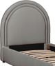 TOV Furniture Gumdrop Grey Twin Velvet Bed-3