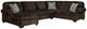 Signature Design by Ashley® Kimlee 3-Piece Chocolate Left-Arm Facing Sectional and Chaise-0