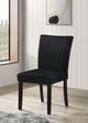 Coaster® Dermott 2-Piece Black Upholstered Dining Side Chair Set-1