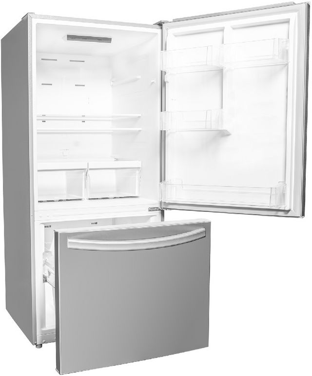 Danby® 30 in. 18.7 Cu. Ft. Stainless Steel Bottom Freezer Refrigerator-4