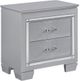 Homelegance® Allura Silver Nightstand-0