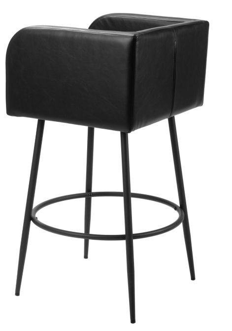 Zuo® Modern Horbat Black Barstool-3