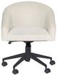 Vanguard Furniture® Vanguard Ryder Chrome/January Snow Desk Chair-0