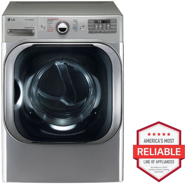 LG 9.0 Cu. Ft. Graphite Steel Front Load Electric Dryer-1