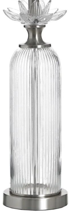 Stylecraft Lotus Silver Table Lamp-4