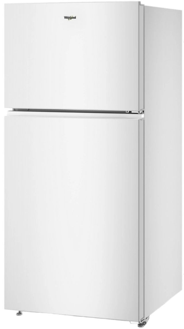 Whirlpool® 30" 19.3 Cu. Ft. White Top Freezer Refrigerator with Total Coverage Cooling-2