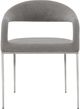 Armen Living Morgan 2-Piece Light Gray Dining Chair Set-0
