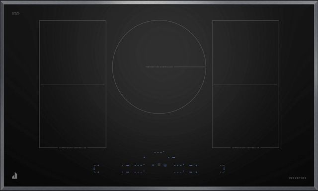 JennAir® Lustre 36" Black Smart Induction Cooktop with Temperature-Controlled Cooking-0