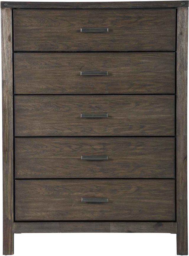 Millennium® Dellbeck 6-Piece Dark Brown Queen Storage Panel Bed Set-3