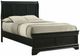 Lifestyle 0393A Antique Black Twin Panel Bed-2