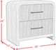 Elements International Ridgemont Black Nightstand-2