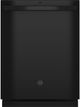 GE® 24" Black Built-In Top Control Dishwasher with Sanitize Cycle and Dry Boost-0