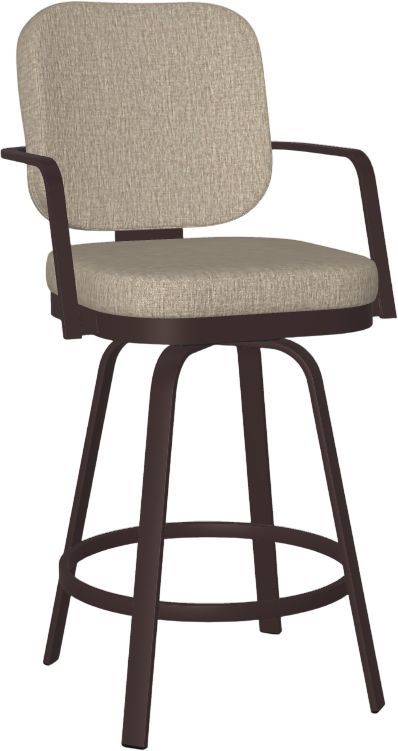 Amisco Customizable Dorsey Swivel Counter Stool-0