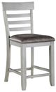 Steve Silver Co. Hyland 7-Piece Charcoal/Stone Gray Counter Dining Set-3