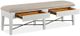 Magnussen Home® Heron Cove Chalk White Upholstered Bench-2
