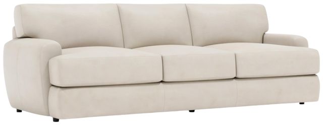 Bernhardt Cameron Bernhardt Living Leather Beige Sofa-0