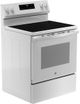 GE® 400 Series 30" White Freestanding Electric Range-2