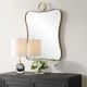 Uttermost® Talia Antique Brass Vanity Mirror-2
