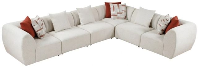 Homelegance® Franz 6-Piece Beige 159" Modular Sectional-2