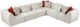 Homelegance® Franz 6-Piece Beige 159" Modular Sectional-2