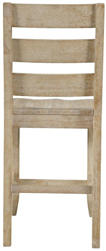Jofran Inc. Sierrafina Almond Rung Back Counter Stool-3