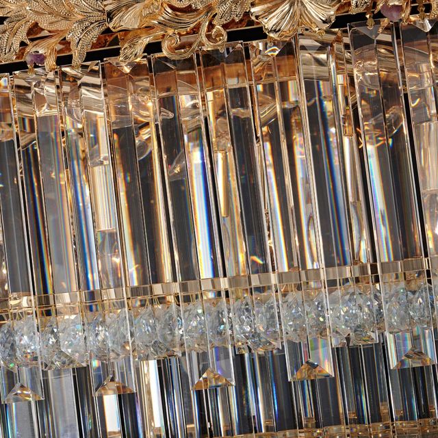Michael Amini® Marquise Gold 28-Light Round Chandelier-3