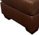 USA Premium Leather Furniture 4800 Almond Ottoman-2