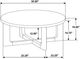 Coaster® Kessler 3-Piece Brown Coffee Table Set-2