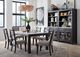 Magnussen Home® Plum Creek Ravenwood Black Rectangular Dining Table with Marble Top-4