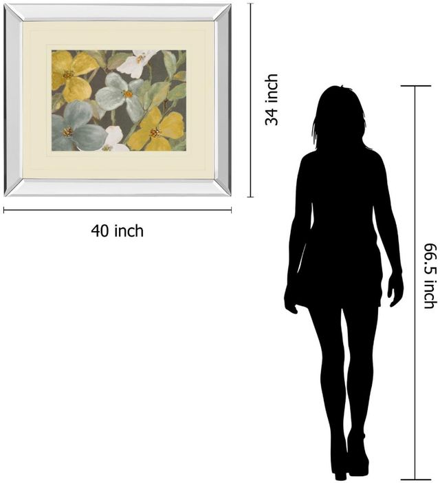 Classy Living Lanie Loreth Garden Party in Gray 2 40"W Wall Art-2