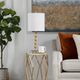 Crestview Collection Newport Gold/White Table Lamp -3
