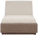 Four Hands Lorelei Alessi Buff Wooden/Woven Outdoor Chaise-1