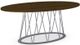 Amisco Customizable Calypso Walnut Veneer Oval Dining Table-4