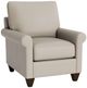 Bassett® Furniture Customizable True Custom® Leather Roll Arm Accent Chair-0