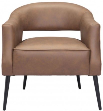 Zuo® Modern Berkeley Vintage Brown Accent Chair-1