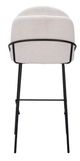 Zuo® Modern Jambi Ivory Barstool-2