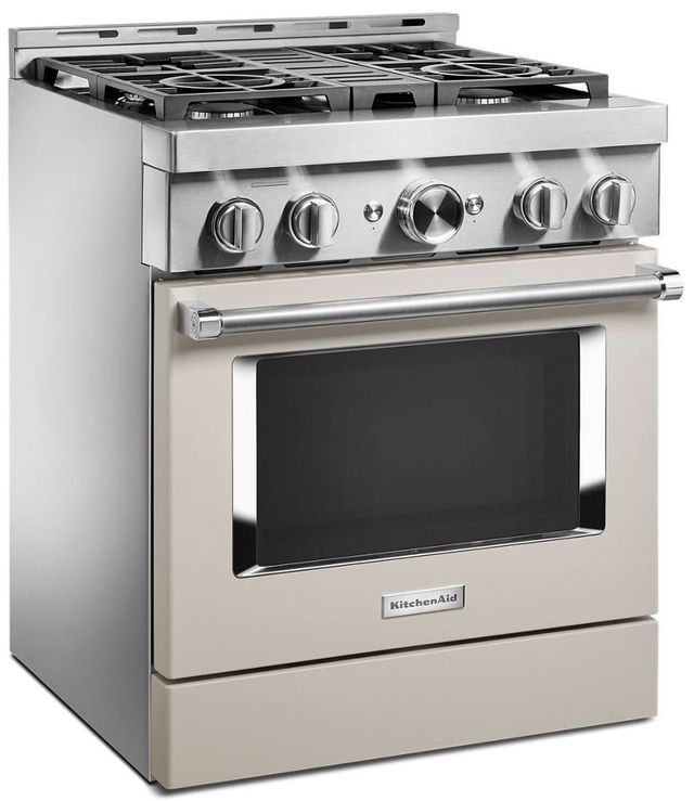 KitchenAid® 30" Milkshake Smart Pro Style Gas Range-3