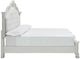 Benchcraft® Montelaine Antique White King Upholstered Panel Bed-2